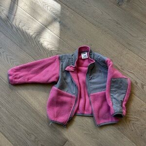 Pink and Gray Fleece Jacket